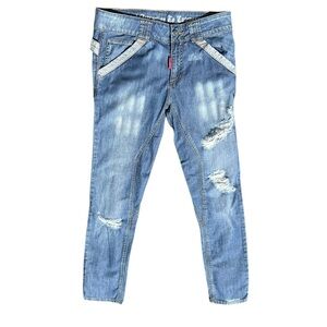 Harajaku  Lovers Distressed Low Rise Y2K Jeans Size 26